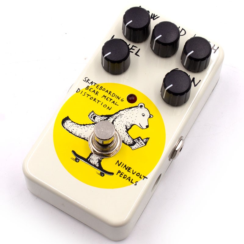 NINEVOLT PEDALS SKATEBOARDING BEAR METAL DISTORTIONの画像